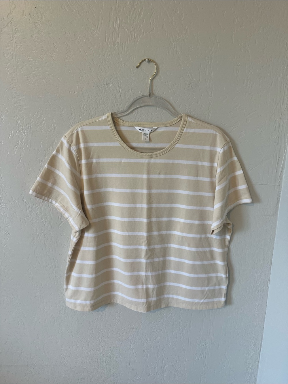 Athleta Striped Short Sleeve Tee